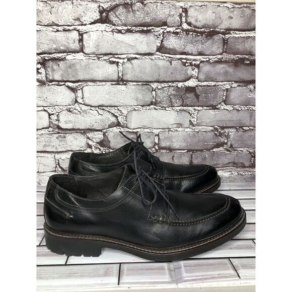 Johnston & Murphy Black Leather Split Toe Lace Oxfords Shoes Men Sz 13M US/46EU main image 4